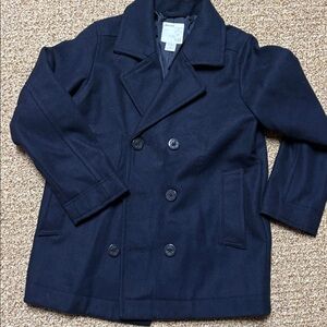 Girls old Navy sz L 10-12 blue lined  pea coat